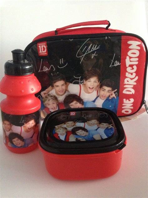 Set of 3 One Direction 1D insulated lunchboxes 